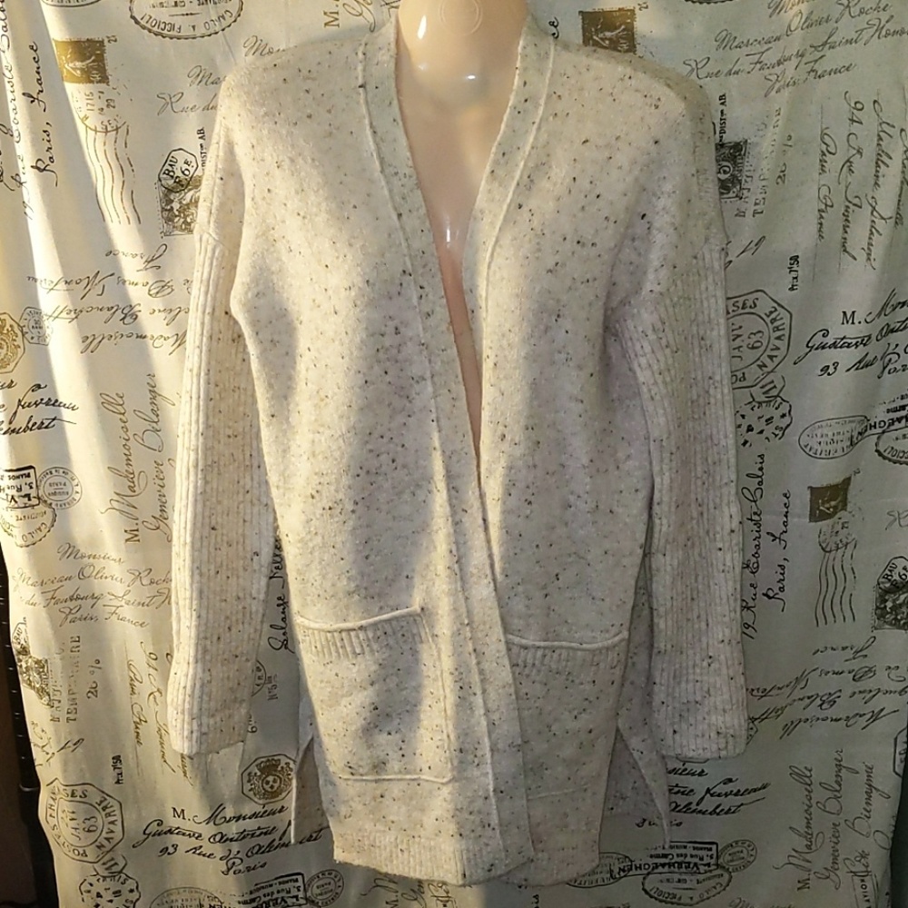 Abercrombie & Fitch Knee Length Cardigan Sweater